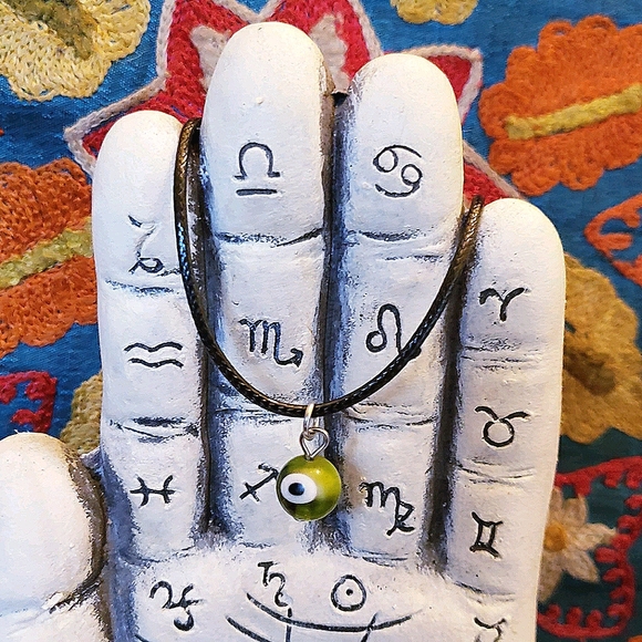 Evil Eye Protection Pendant Necklace Lucky Murano Glass NWT - Picture 2 of 5